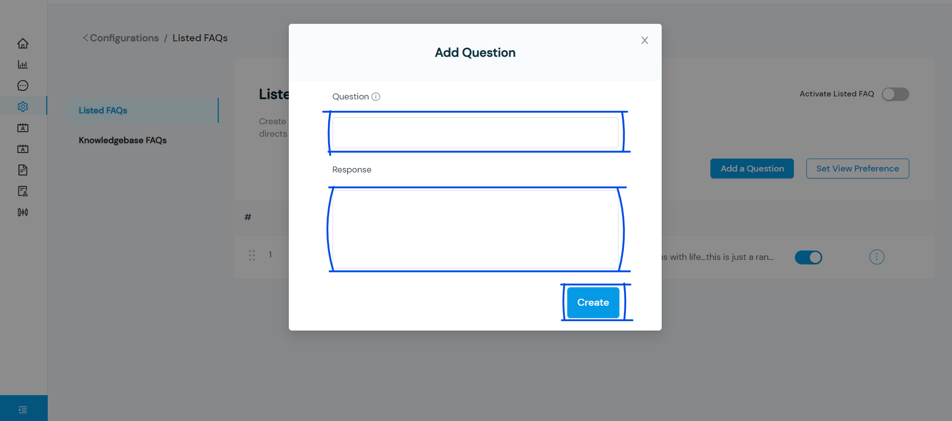 Creating an FAQ List